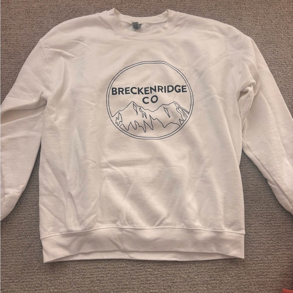 breckenridge White Crewneck